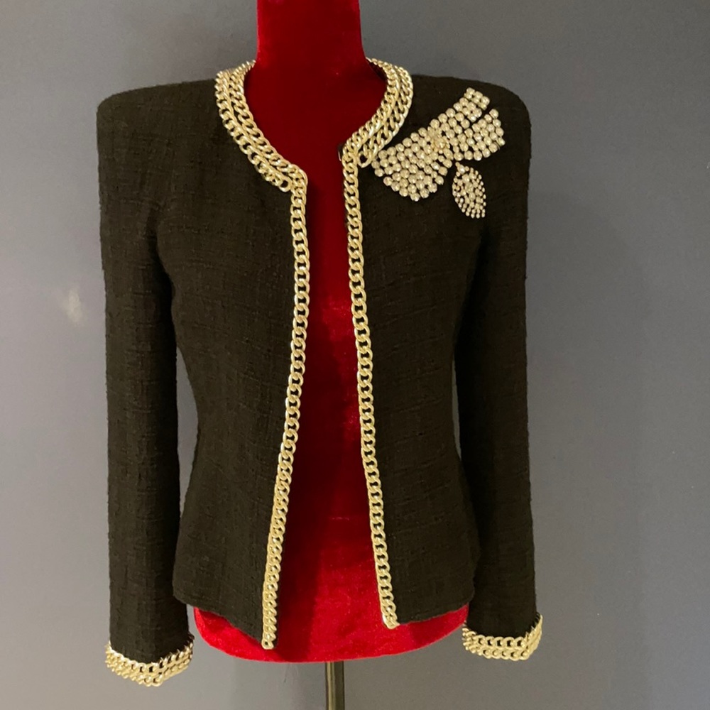 Black Chain Blazer